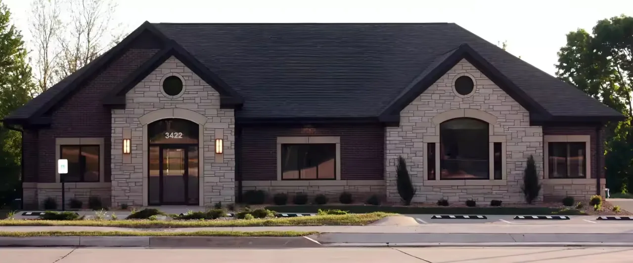 Iowa Dental Dubuque office exterior in Dubuque, Iowa